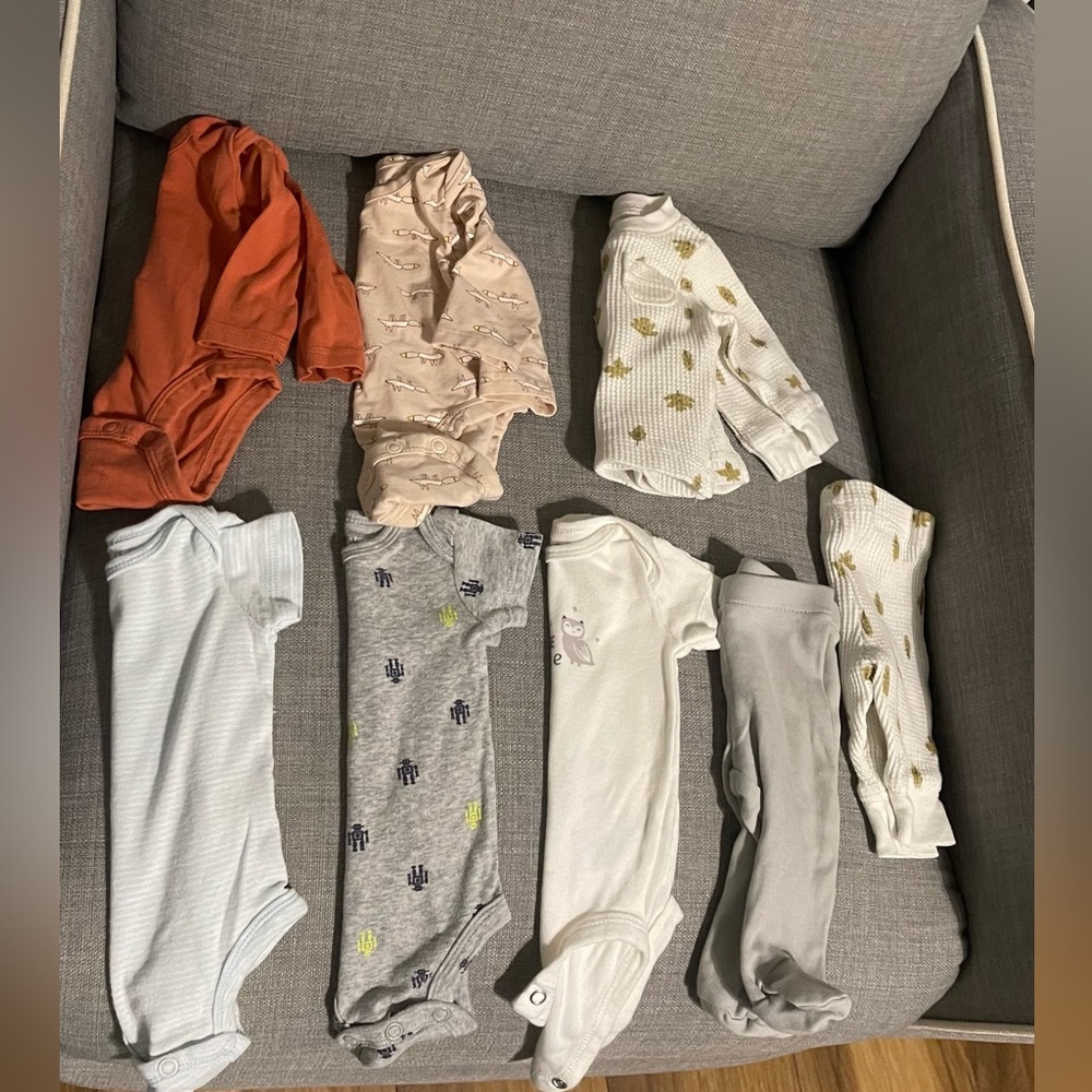 Newborn boy clothing lot